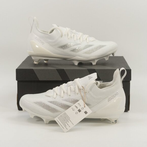Adidas Men\'s Adizero Electric+ \'White\' Football Cleats IE3284 Multi-Size main image 9